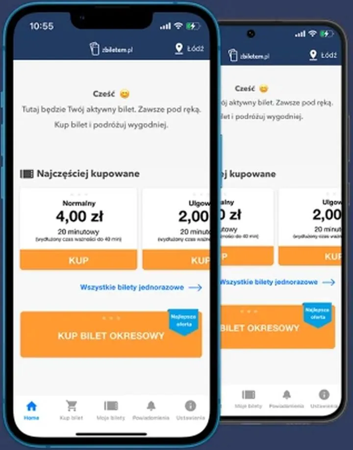 Aktywacja biletu w aplikacji Zbiletem