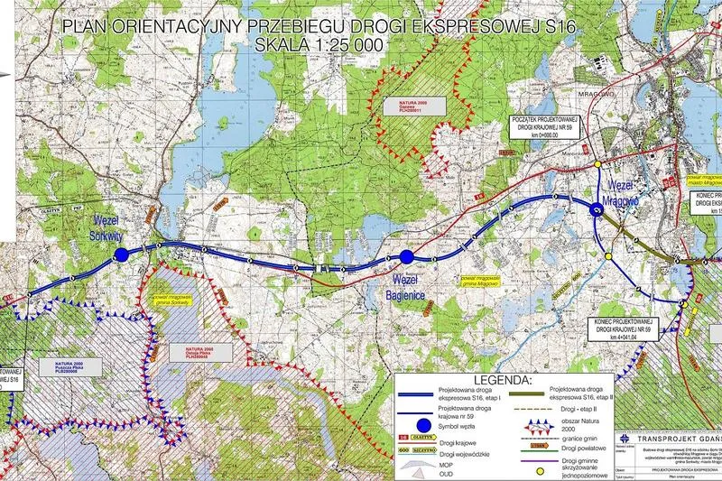 Dojazd z Olsztyna do Mrągowa