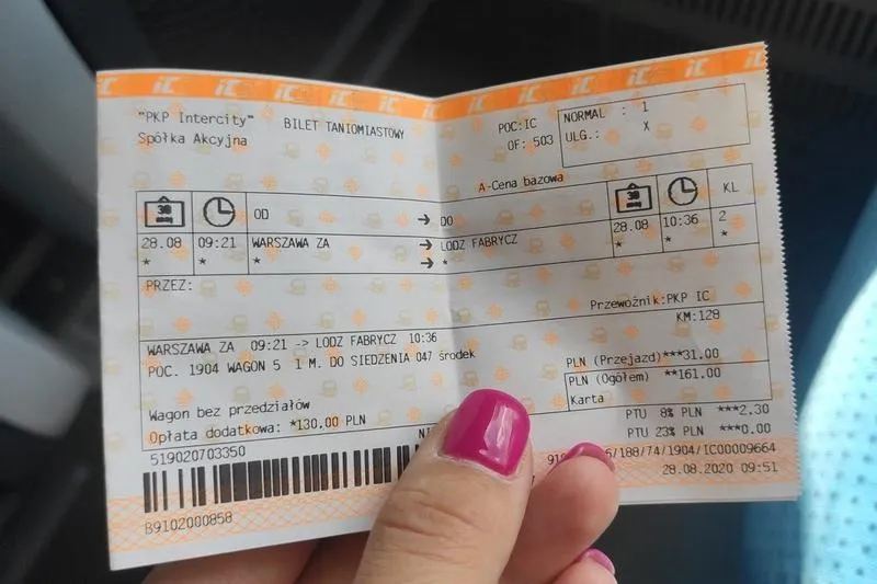 Jak kupić bilet w pociągu