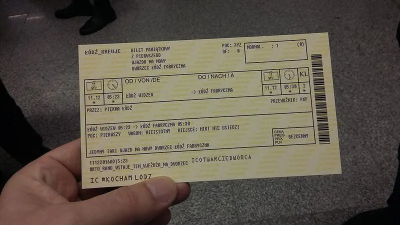 Ważność biletu PKP